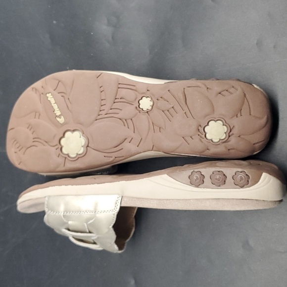 Therafit Delilah Leather Slide Slip-on Thong Sandal Like New 8.5-9 - Picture 7 of 8